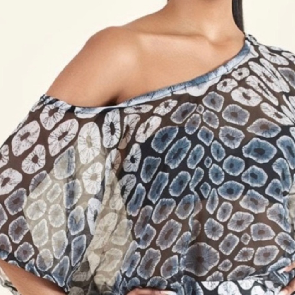 Beach cover top lightweight unique tribal pattern